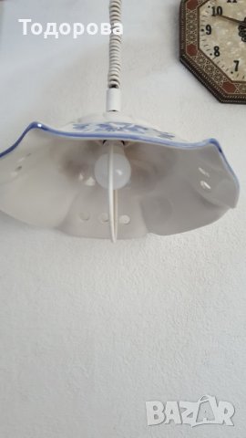 Масивен порцеланов лампион с асансьор, снимка 8 - Антикварни и старинни предмети - 32074932