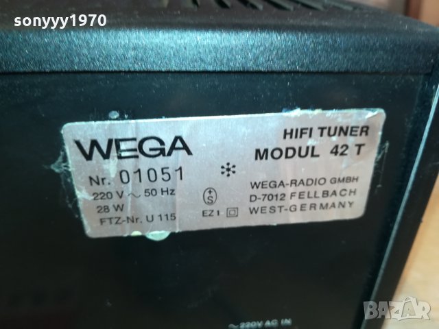 WEGA MODUL 42T HIFI TUNER-ВНОС SWISS 2312211912, снимка 13 - Ресийвъри, усилватели, смесителни пултове - 35229747