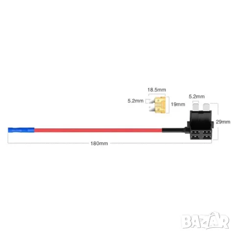 Легло за бушон с кабел 12V и 24V, снимка 4 - Аксесоари и консумативи - 55862141