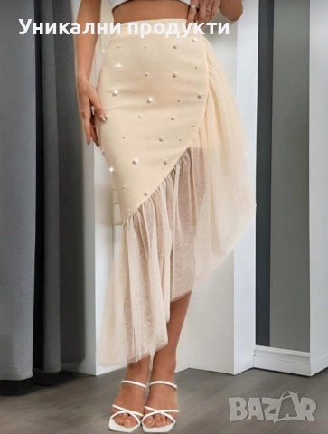 Пола с перли Old money, снимка 2 - Поли - 52826890