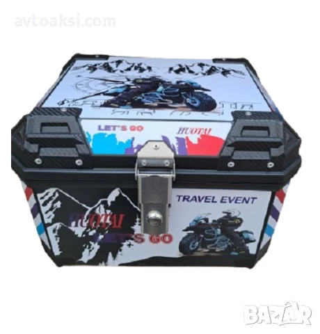 Куфар за Мотоциклет/Скутер/АТВ/Бъги/ 45 ЛИТРА-Е511, снимка 2 - Аксесоари и консумативи - 50650796