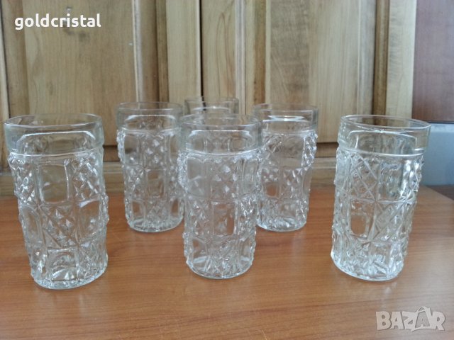 Стъклени кристални  чаши 