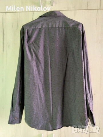 Мъжка риза с дълъг ръкав , снимка 3 - Ризи - 51678099