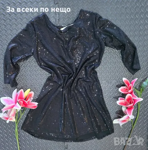 Дамска Ефектна Рокля С Пайети Код VL-47, снимка 2 - Рокли - 50336460