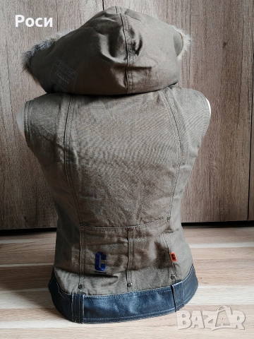 Кожен двулицев елек М +ботуши STRADIVARIUS 39н, снимка 9 - Елеци - 52824491