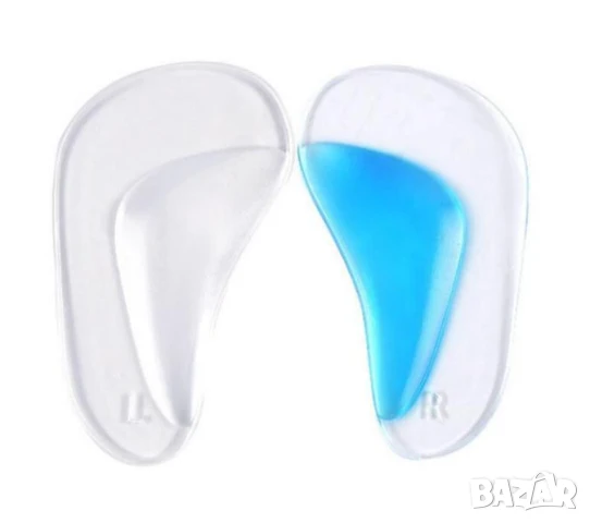 Силикон Възглавнички Ортопедични Подложки Стелки за Плоскостъпие Дюстабан Паднал Свод Плоско Стъпало