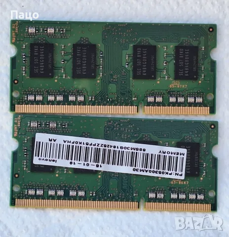 Samsung 8GB/2X4/ 1rx8pc3l-12800s-11-13-b4 Laptop DDR3, снимка 6 - Лаптоп аксесоари - 56180098