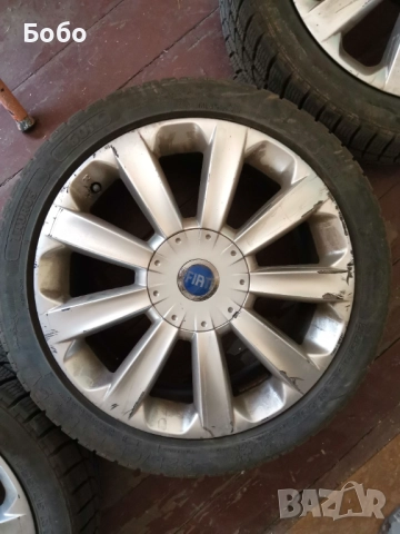 Продавам джанти 18ки от Fiat Croma с гуми 225/45/18, снимка 2 - Гуми и джанти - 51657404