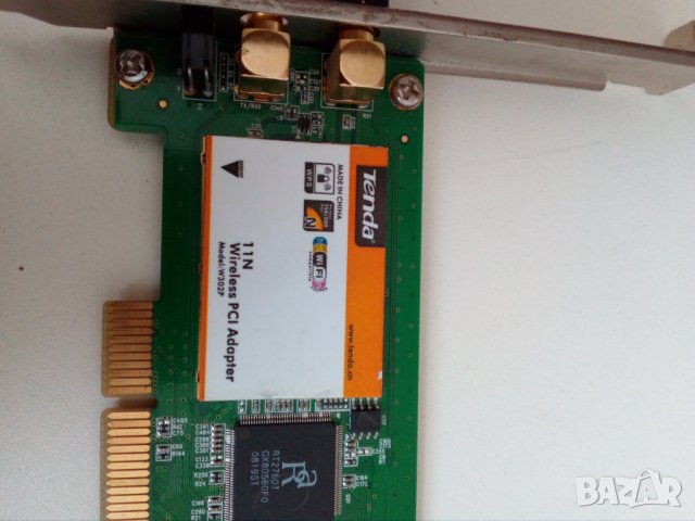Tanda PCI WiFi за настолен компютър, снимка 2 - Кабели и адаптери - 37613643