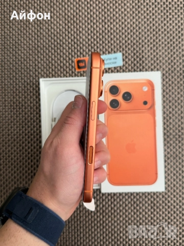 НОВ! 256Gb *ЛИЗИНГ* iPhone 17 Pro Cosmic Orange Айфон Гаранция, снимка 8 - Apple iPhone - 52375553