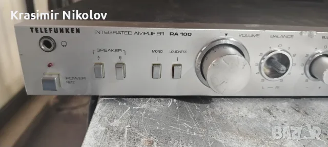 Усилвател Telefunken RA 100  за ремонт или части. , снимка 2 - Ресийвъри, усилватели, смесителни пултове - 56549281
