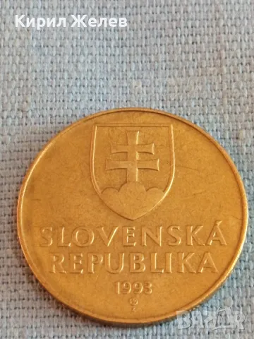 Монета 10 крони 1993г. Словения за КОЛЕКЦИЯ ДЕКОРАЦИЯ 30051, снимка 4 - Нумизматика и бонистика - 48857809