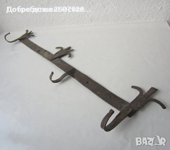 закачалки за стена и Стара стойка, желязо, снимка 5 - Други - 40212403