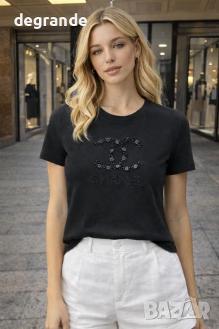 🍬🍬🍬Дамски Тениски #Guess #Tommy #Kenzo #MiuMiu #CK #KarlLagerfeld #Chanel #Burberry, снимка 3 - Тениски - 54152555