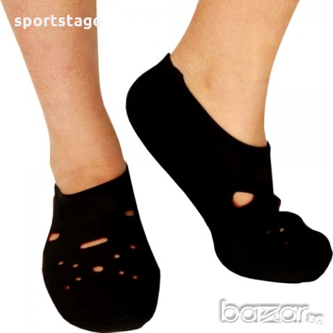 Обувки за Йога, цвички с противоплъзгащо се покритие на табаните (в предната част и на петите). Разм, снимка 1 - Йога - 31712473