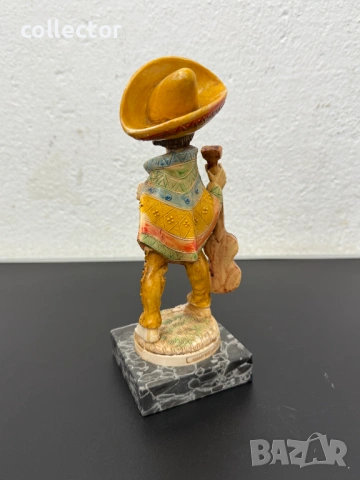 Италианска фигура в античен стил - Amilcare Simonetti. №8021, снимка 3 - Колекции - 53975810