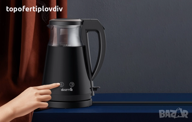 Електрическа кана Deerma Electric Kettle,Гаранция, снимка 6 - Кани - 52385702
