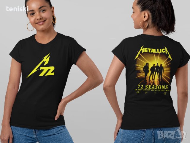 Тениска Metallica 2 модела двустранен печат всички размери