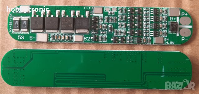 BMS платка за зареждане и защита на Li-Ion батерии 2S, 3S, 4S, 5S, снимка 14 - Друга електроника - 31024127
