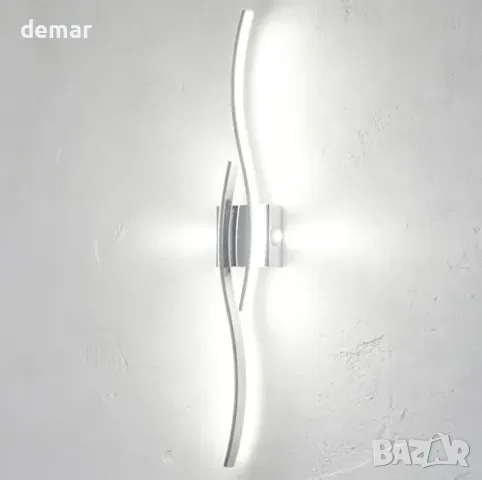 Модерни LED аплици за стена 28W 6000K, 81,3 см, снимка 2 - Лампи за стена - 55933444
