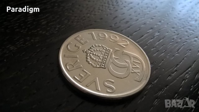 Mонета - Швеция - 5 крони | 1992г.