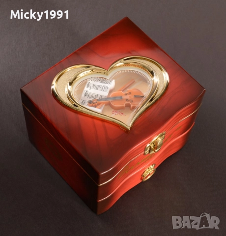 Музикална кутия за бижута с балерина , снимка 2 - Бижутерийни комплекти - 52535802