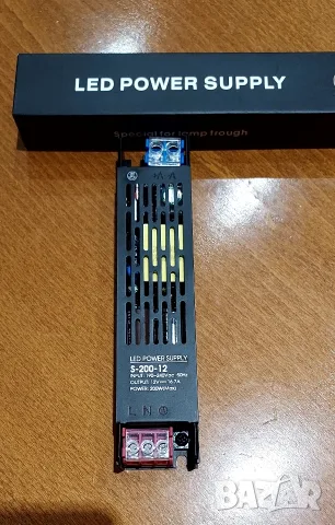 LED захранване 12V, 200W 16.7A, 110/220V , снимка 4 - Лед осветление - 56230527