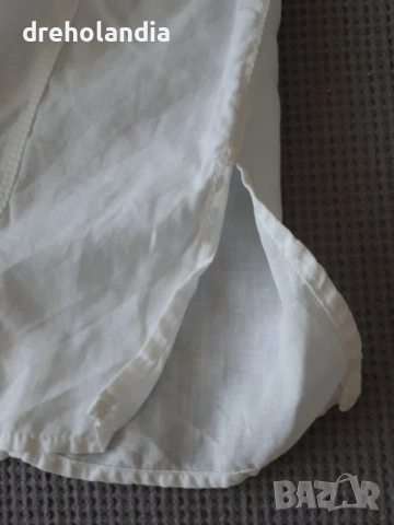 Бяла ленена риза  Gerry Weber  - M ( 38 ), снимка 5 - Ризи - 51736693
