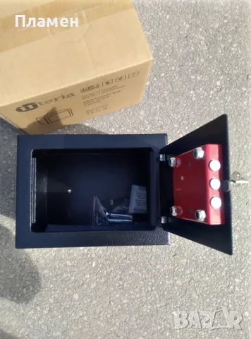 механичен трезор сейф, касa с ключ NEXTOOL външни размери 230х170х170м, снимка 3 - Други стоки за дома - 43840244