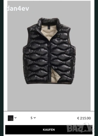 Елек Blauer.USA 'DANNY' черен, снимка 6 - Спортни дрехи, екипи - 54194029