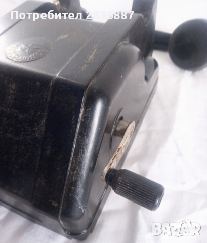 Бакелитен телефон "Ворошилов",за индукторно обаждане,, снимка 5 - Антикварни и старинни предмети - 36545351
