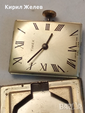 Механизъм с циферблат от стар ръчен часовник 52093, снимка 3 - Дамски - 52300015