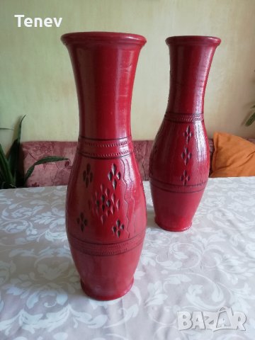 Керамична висока ретро делва + подарък втора делва