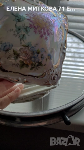 Японска порцеланова кутия за бижута, снимка 11 - Антикварни и старинни предмети - 54187819