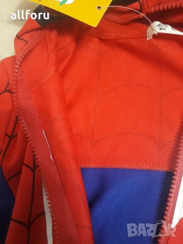 Комплект Спайдърмен Spiderman анцуг детски екип Спайдермен анцунг с качулка, снимка 4 - Детски комплекти - 31351538