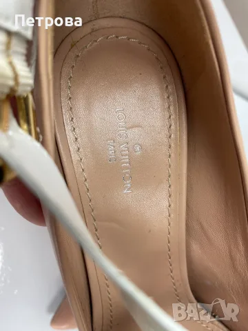 Louis Vuitton Кожени обувки на ток 37 Оригинал, снимка 11 - Дамски обувки на ток - 55846993