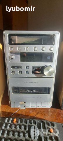 Philips мини уредба с дистанционно, снимка 4 - Радиокасетофони, транзистори - 40058510