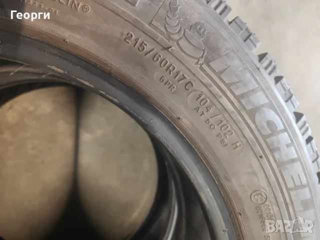 4бр.зимни гуми 215/60/17C Michelin, снимка 10 - Гуми и джанти - 52745513