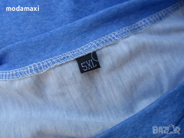 4XL Нова блуза с джуджета в синьо , снимка 7 - Блузи с дълъг ръкав и пуловери - 44915174