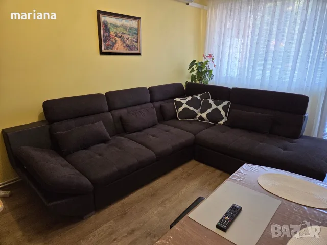 Ъглов диван за хол, снимка 4 - Дивани и мека мебел - 56209361