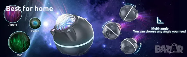 Звезден музикален проектор висок клас BiGosh с Bluetooth, снимка 8 - Други - 48346441