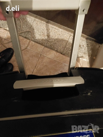 Samsonite. Original Пластмасов куфар с две колелца, снимка 8 - Куфари - 46200267