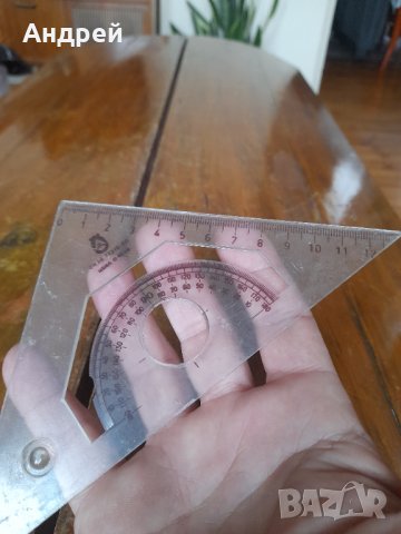 Стар ученически триъгълник #3, снимка 2 - Други ценни предмети - 42908176