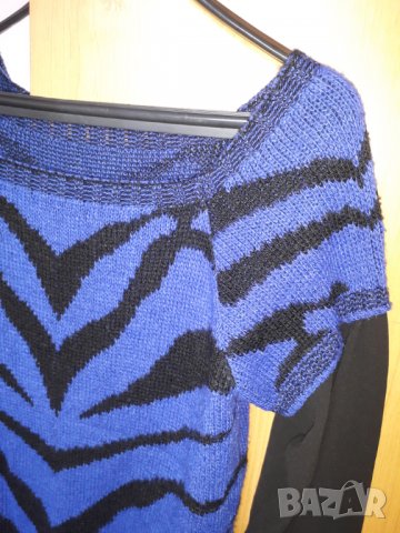 Дамска плетена блуза или елек, снимка 3 - Блузи с дълъг ръкав и пуловери - 30210358