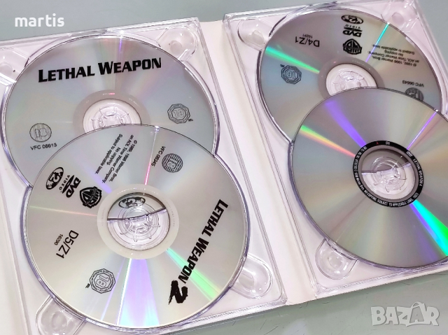 Lethal Weapon DVD/ Смъртоносно оръжие 1-4, снимка 4 - DVD филми - 44614696