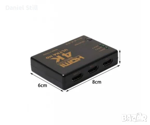4K HDMI switch / суич висококачествен 3 входа към 1 изход, снимка 3 - Друга електроника - 47543675