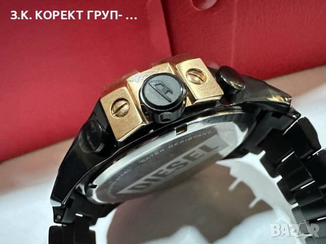 НОВ Часовник DIESEL Mega Chief DZ4309, Гаранция, снимка 7 - Мъжки - 53917890