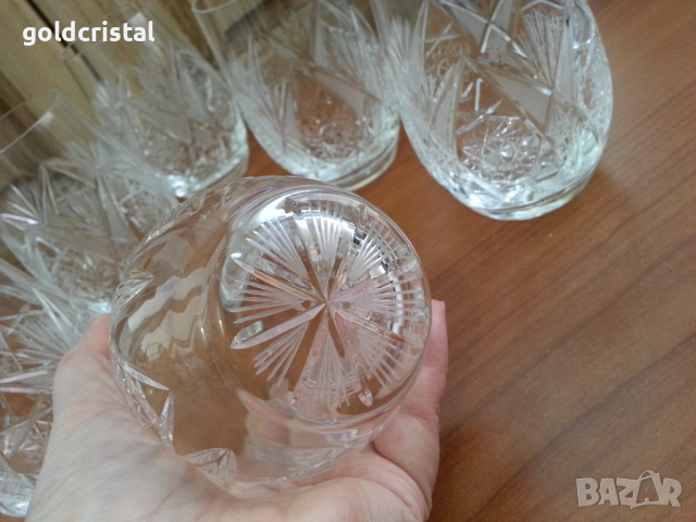 Кристални чаши, снимка 14 - Антикварни и старинни предмети - 35858464