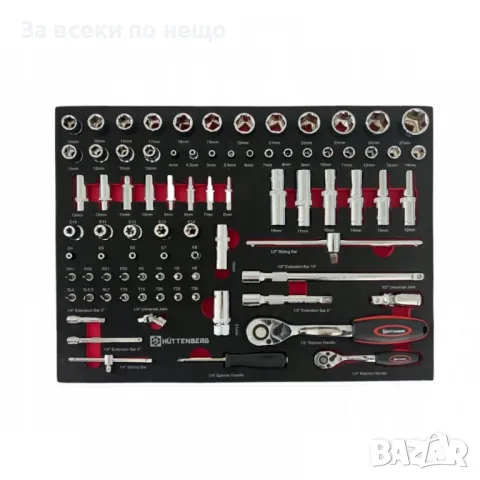 Шкаф с инструменти със 7 чекмеджета – 6 пълни ForceKraft - Huttenberg, снимка 3 - Други инструменти - 50322657