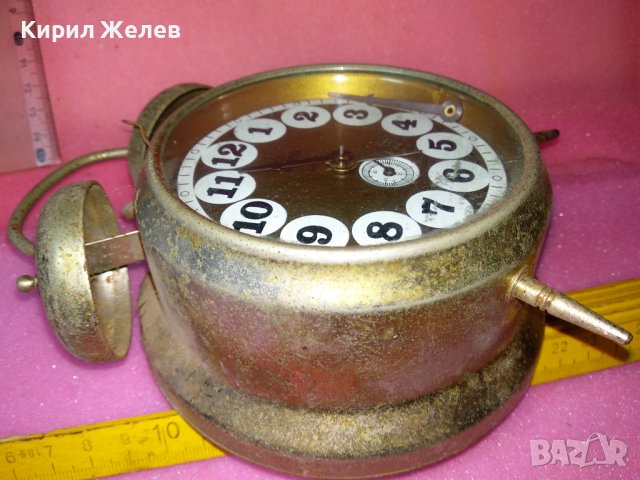 ARADORA MADE IN ROMANIA Стар РУМЪНСКИ КОЛЕКЦИОНЕРСКИ МЕХАНИЧЕН ВИНТИДЖ БУДИЛНИК АРАДОРА 43676, снимка 15 - Антикварни и старинни предмети - 44466016